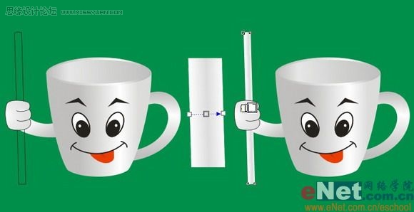 Coreldraw打造可爱俏皮的卡通杯子