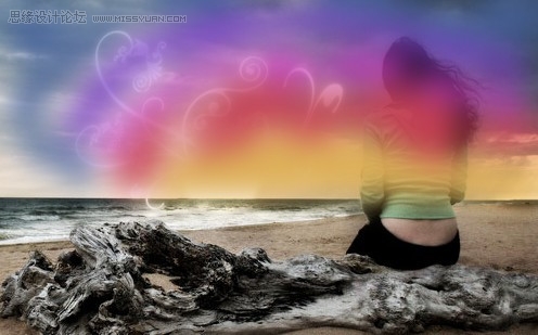 Photoshop制作梦幻般的日落效果