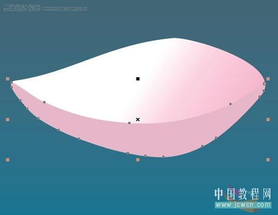 CorelDRAW教程:绘制漂亮的卡通风格荷花