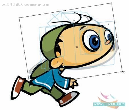 Flash cs3鼠绘教程:铰连身体部分