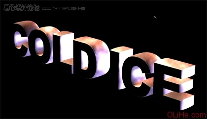 Photoshop製作令人驚嘆的3D文字效果