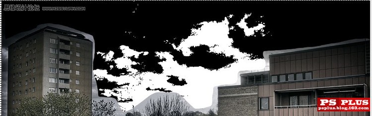 Photoshop为云层添加光线效果