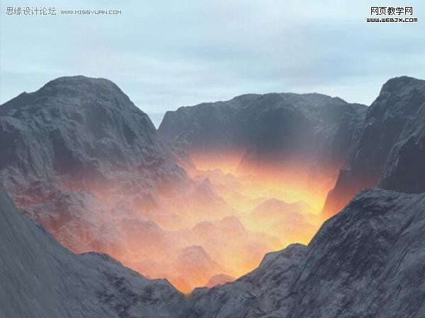 Photoshop製作逼真的火山岩漿字效果