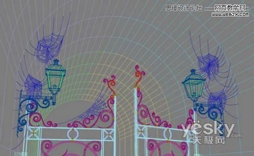 3DsMAX教程:雪域神妖神秘古堡