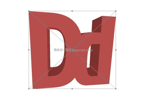 Photoshop製作特殊光線效果的3D文字教程