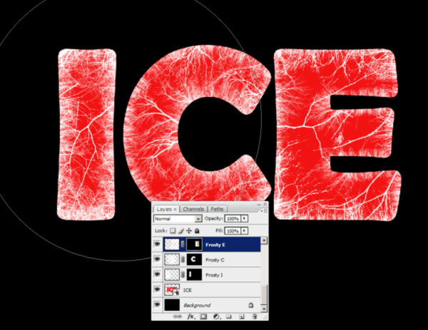 Photoshop製作超酷的冰雪字效果