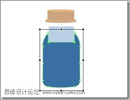 Flash绘画教程:绘图功能制作奶瓶标志