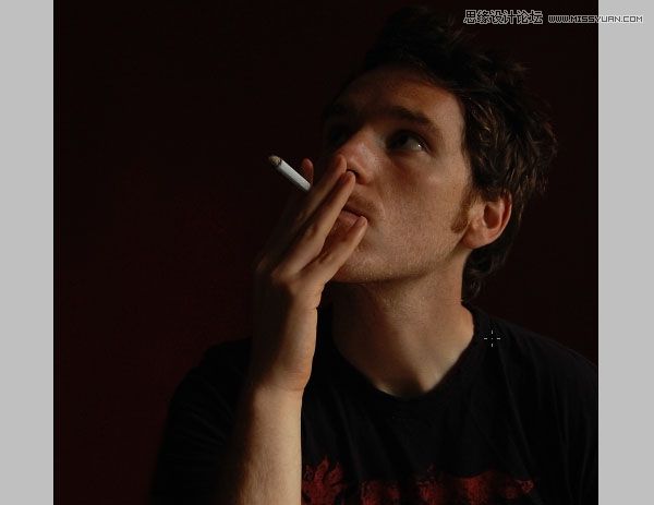 photoshop设计教程:妙用烟雾素材制作骷髅头像