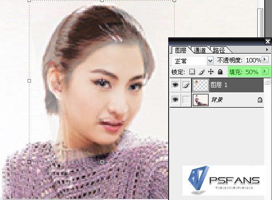 Photoshop简单为美女照片改头换面