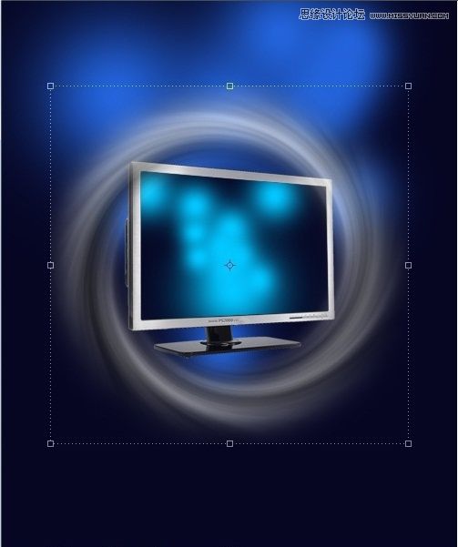 Photoshop打造液晶显示器广告效果