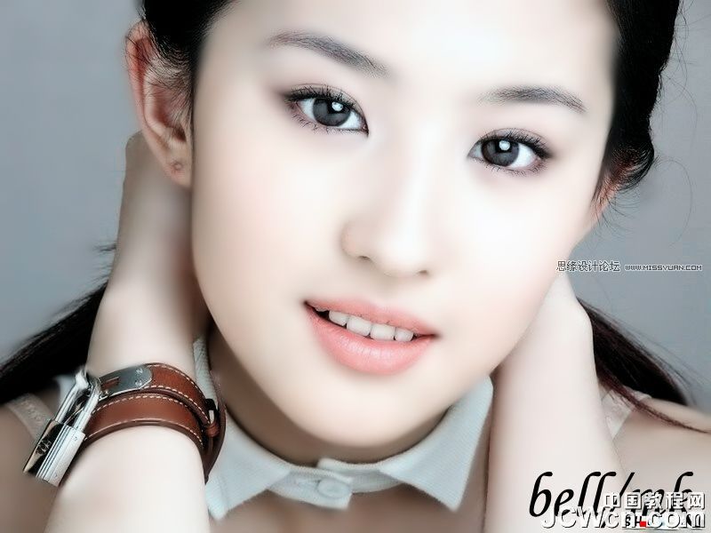 Photoshop让你的人物肤色更加晶莹剔透