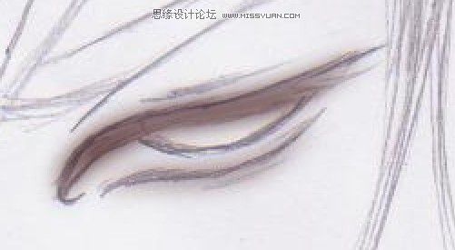 Photoshop绘制冷酷银发帅哥教程