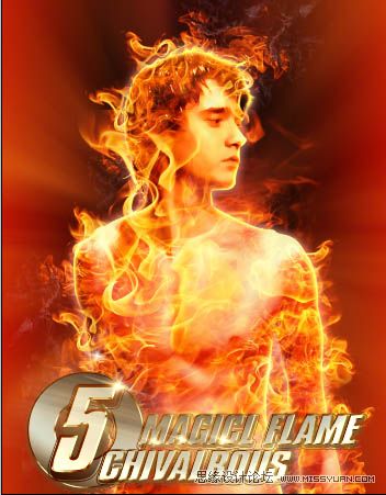 photoshop合成人物燃烧火焰特效 - 转载教程区