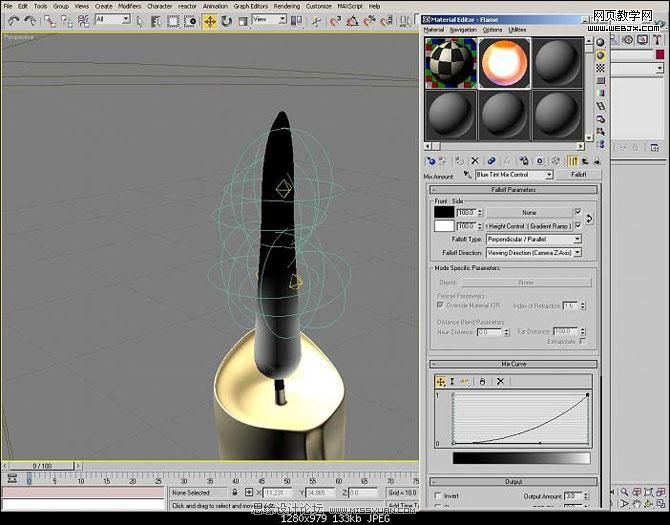 3ds Max实例教程：制作蜡烛详细过程,PS教程,思缘教程网