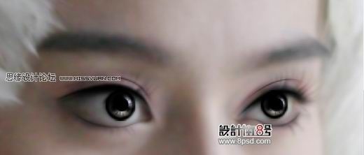 Photoshop效果教程:范冰冰转手绘效果教程