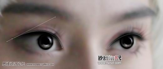 Photoshop效果教程:范冰冰转手绘效果教程