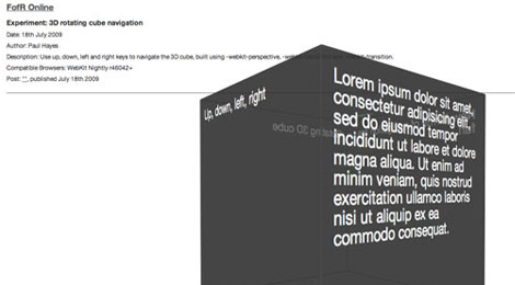 看看CSS3制作的一些网页演示效果