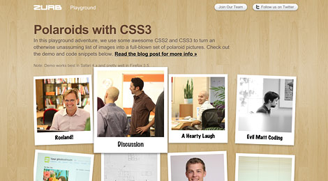 看看CSS3制作的一些网页演示效果