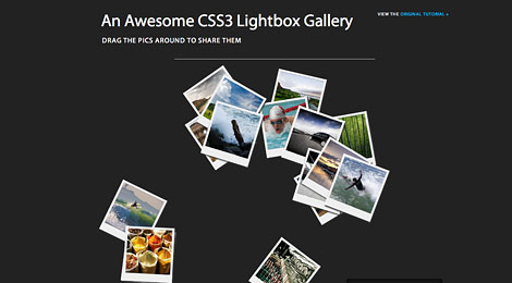 看看CSS3制作的一些网页演示效果