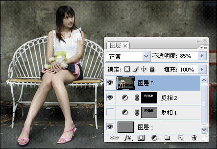 Photoshop为美女图片添加隐形水印详细步骤