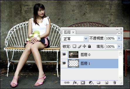 Photoshop为美女图片添加隐形水印详细步骤
