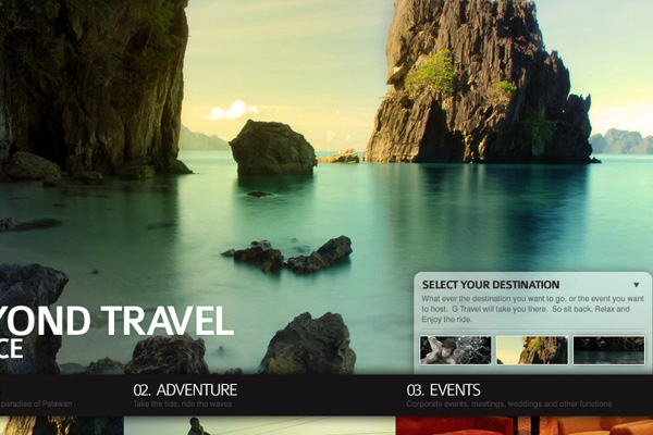 10个优秀的旅游网站设计欣赏 - 思缘教程网 - 专
