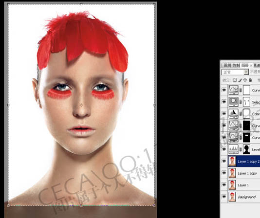 Photoshopµ÷³öÄ£ÌØ¾«Ï¸µÄÖʸзôÉ«
