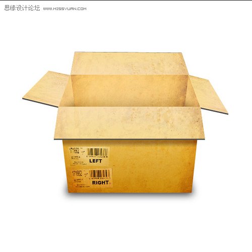 photoshop制作3d效果的纸箱子 - 转载教程区 -