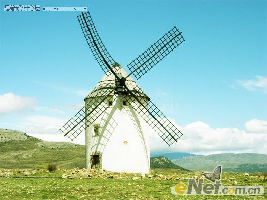 Photoshop打造照片柔色风景效果