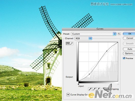 Photoshop打造照片柔色风景效果
