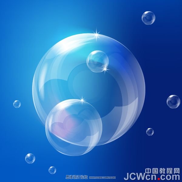 Illustrator打造漂亮的梦幻高光气泡