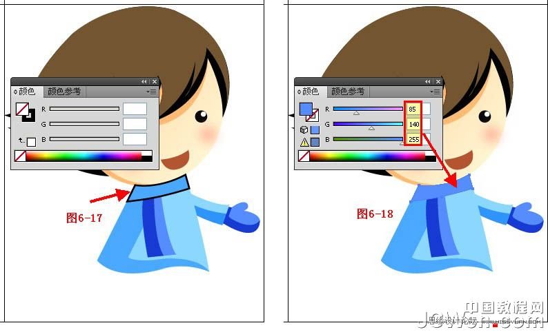Illustrator鼠绘教程:绘制雪地上堆雪人的孩童插画