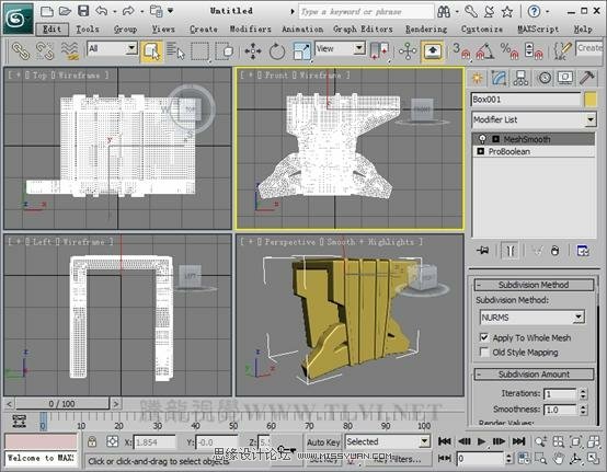 3D MAXʹProBooleanֹģ