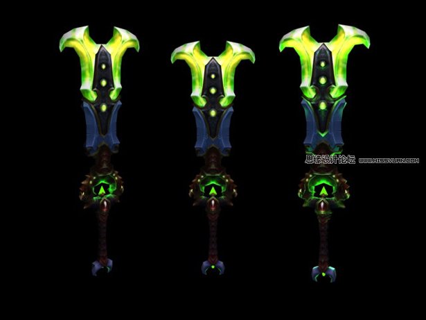 3dsMAX打造魔兽世界奥伯莱恩裂魂之剑