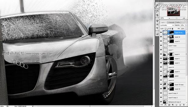 PhotoshopͼƬаµR8ײٵЧ