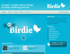 50个漂亮的蓝色网站设计欣赏