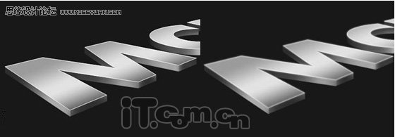 Photoshop制作一款3D立体金属字教程