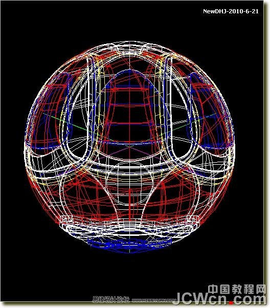 AutoCAD三维教程:南非世界杯足球的画法及渲染