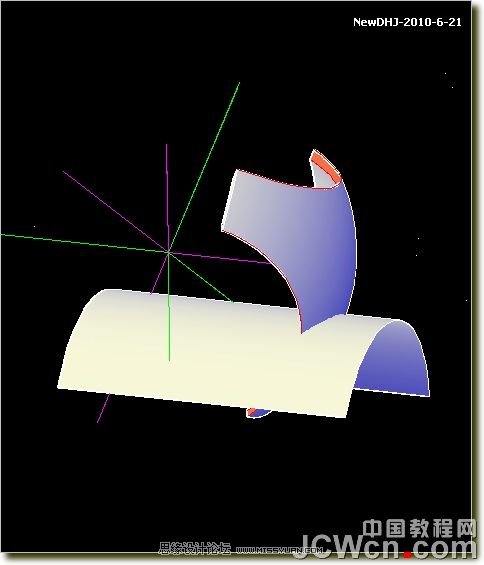 AutoCAD三维教程:南非世界杯足球的画法及渲染
