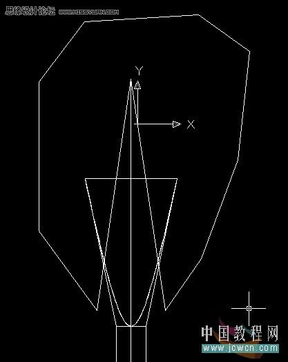 AutoCAD教程:一字形和十字形螺丝刀头的画法