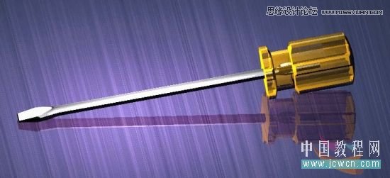 AutoCAD教程:一字形和十字形螺丝刀头的画法