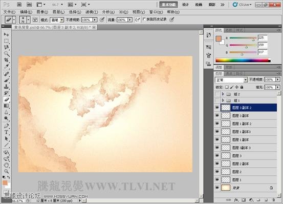 Photoshop CS5ʹߣķ¾ʪЧ