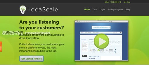 巧妙使用引文的网站设计案例 - 网页设计 - 思缘