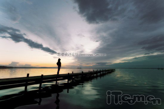 Photoshop制作一款奇幻的日落景色