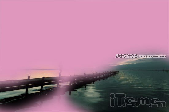 Photoshop制作一款奇幻的日落景色