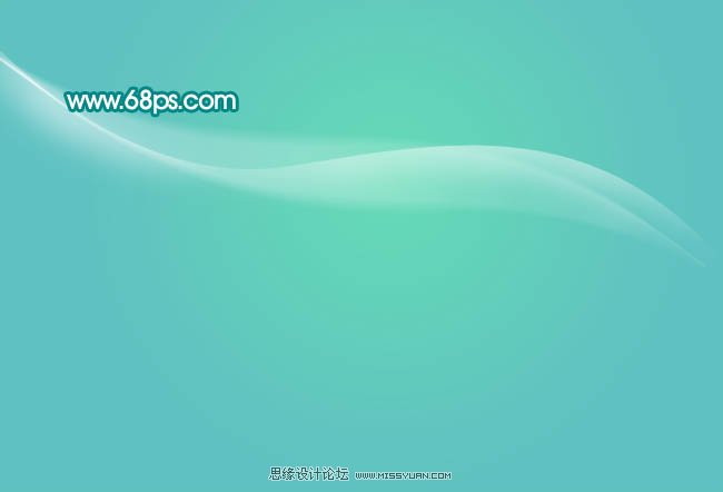 Photoshop打造一张柔美的光带壁纸