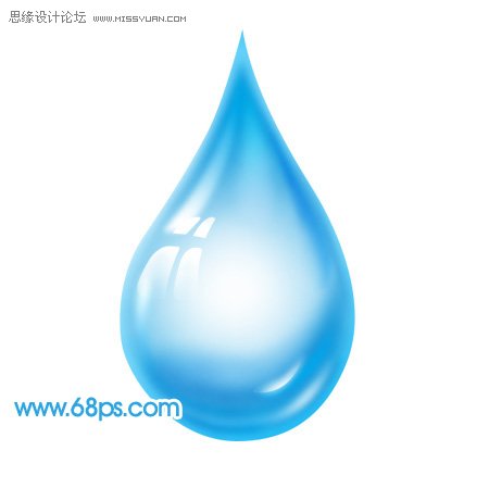 photoshop绘制漂亮的质感水滴2