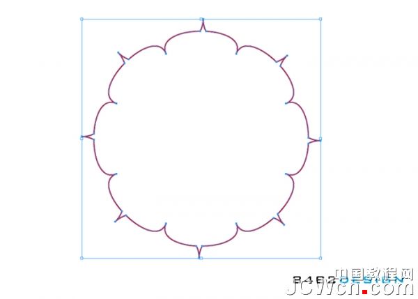 Illustrator实用教程：八瓣莲花图案的制作技巧