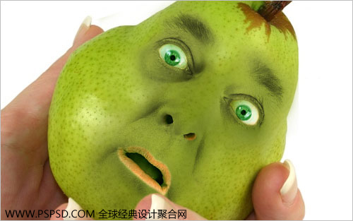 Photoshop合成教程:制作鸭梨人像效果