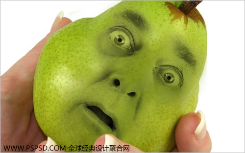 Photoshop合成教程:制作鸭梨人像效果